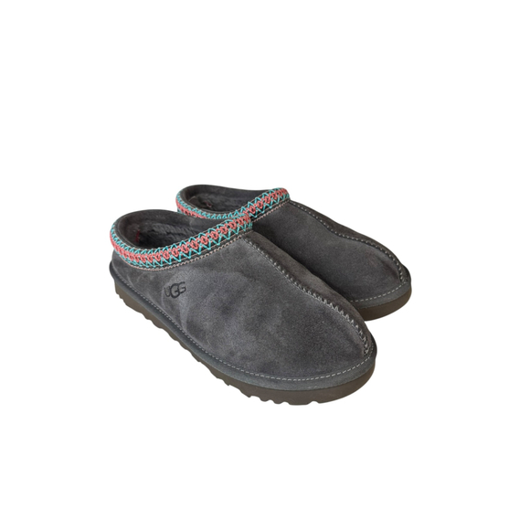 Women's UGG Gray Suede Tasman Slippers Size 10 - Picture 2 of 9